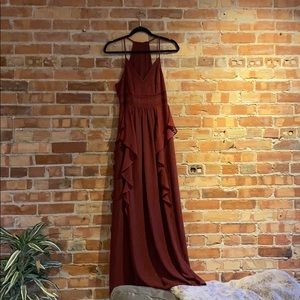 Burgundy red maxi BCBGeneration dress